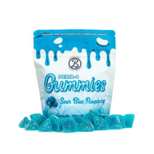 GUMMIES - SOUR BLUE RASPBERRY